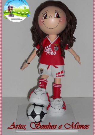 Jogadora Futebol Benfica