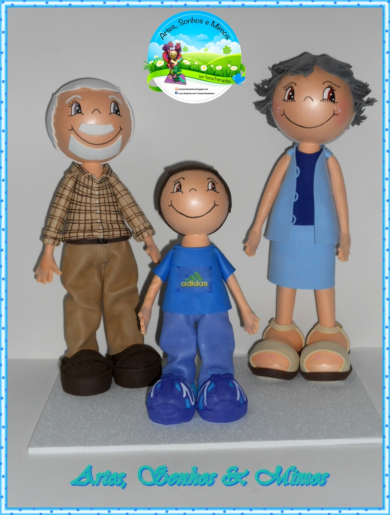 Vários conjuntos Familias - Casal de Avós Paternos e Neto - Image 2