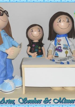 Manas alunas e Professora