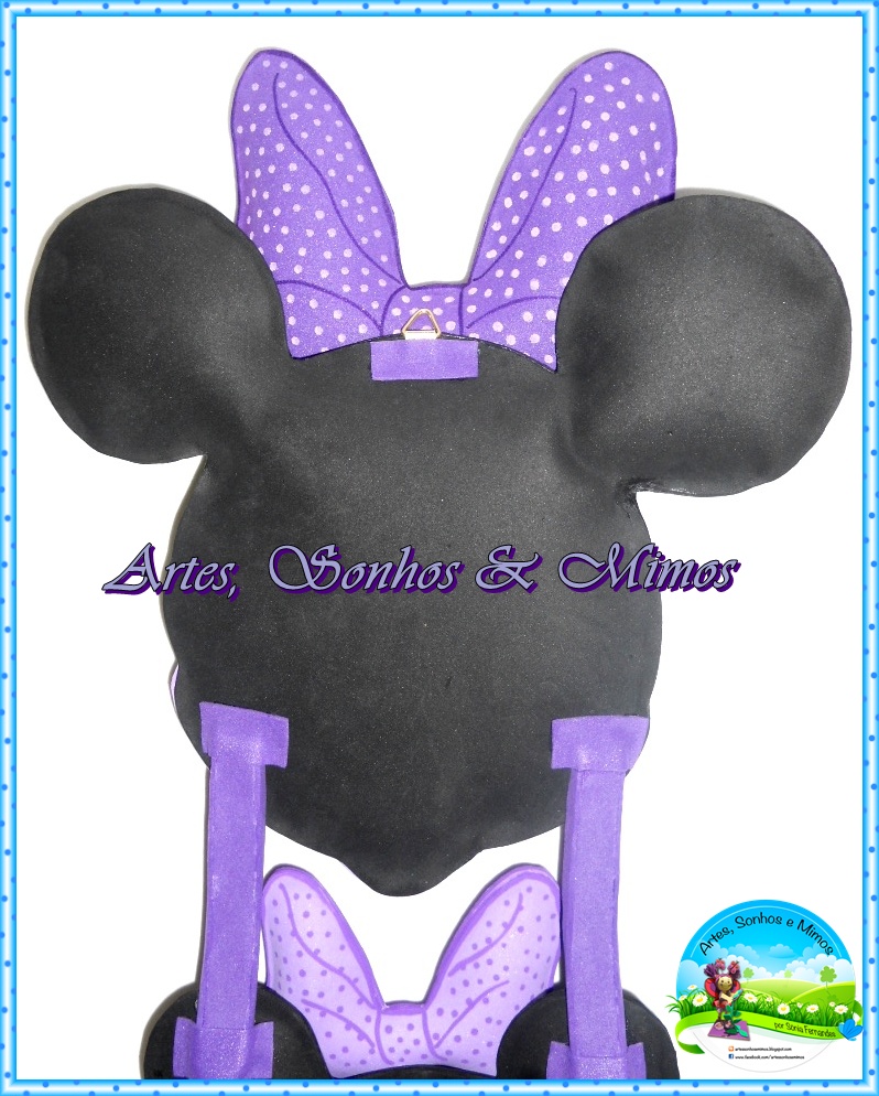 Quadro Nascimento Minnie Lilás - Image 5