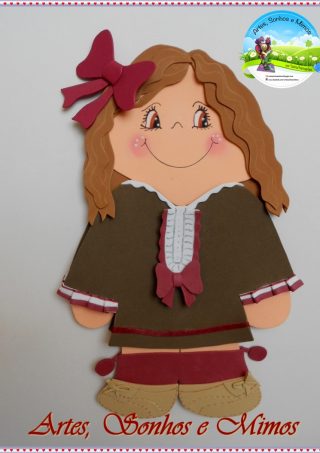 Boneca em EVA Plana