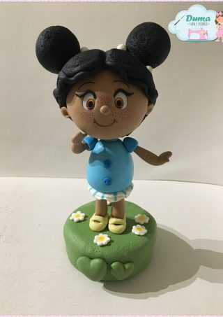 Menina Molatinha em Biscuit