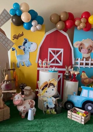 Festa de Aniversário Tema Animais da Quinta Rafael