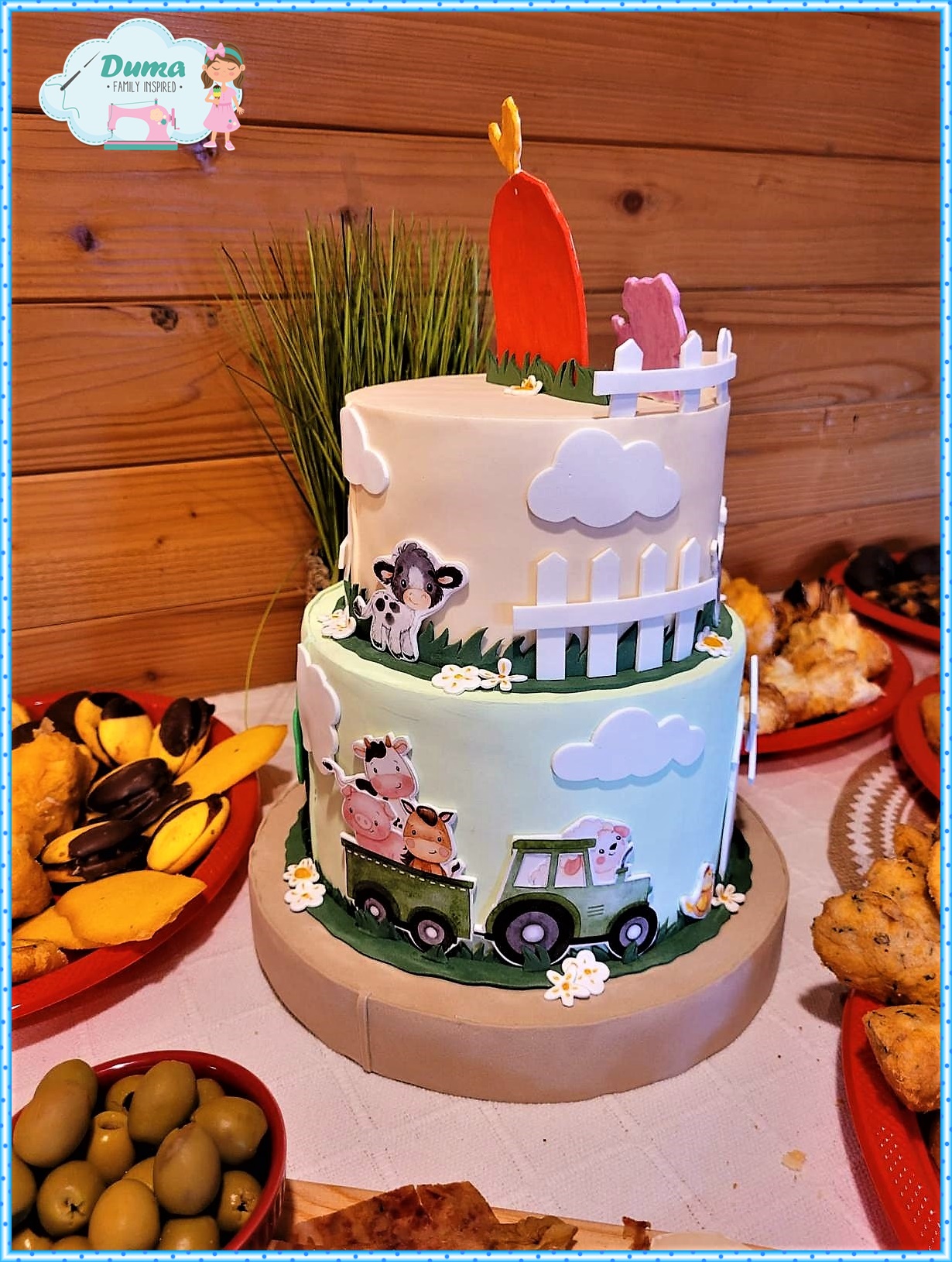 Festa de Aniversário Tema Animais da Quinta Maria Inês - Image 4